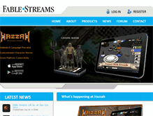 Tablet Screenshot of fablestreams.info